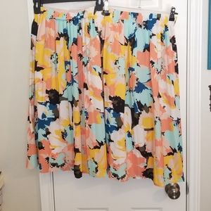 Bright Floral Skirt